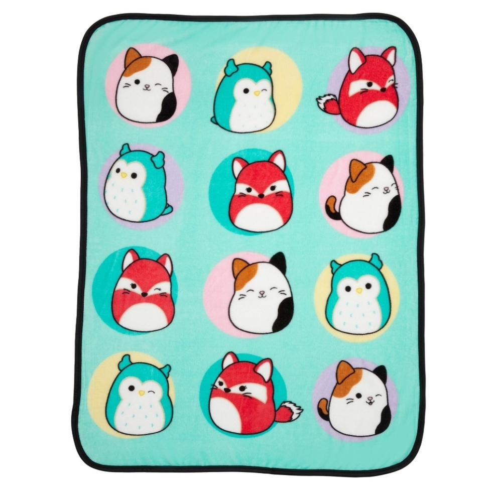 Squishmallow 🦊 Silky Soft & Cuddly Throw Blanket ☆》NWT《☆